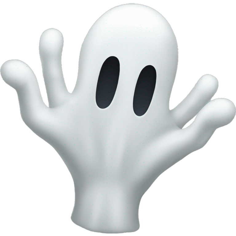 ghost hands emoji