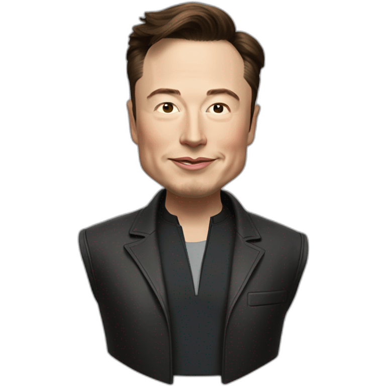 elon musk con untesla emoji