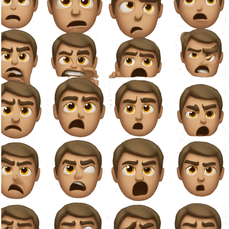 angry but crying at the same time emoji