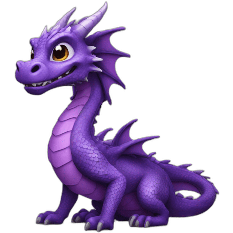 purple dragon emoji