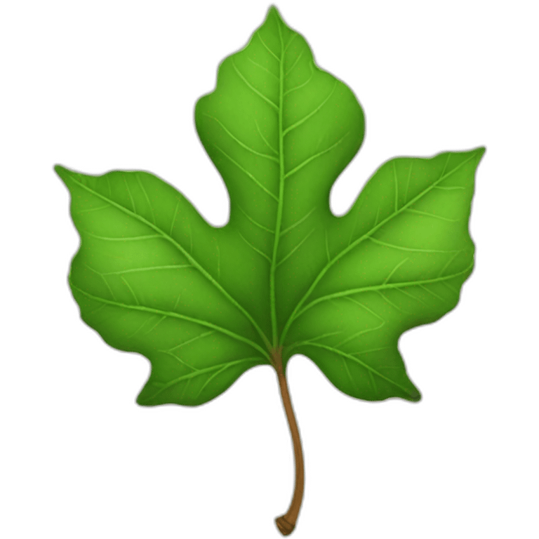 Apple leaf emoji