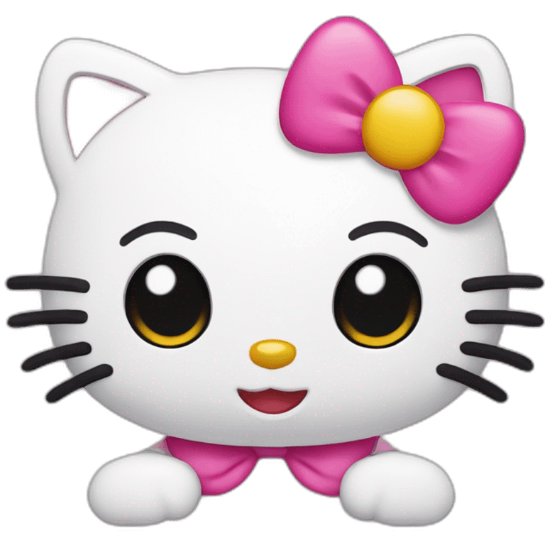 Hello kitty enervée emoji