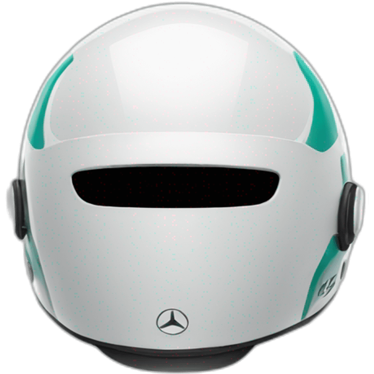 mercedes racing helmet emoji