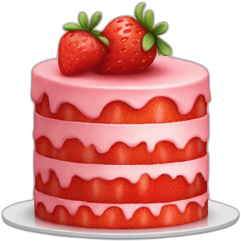 StrawBerry Cake emoji