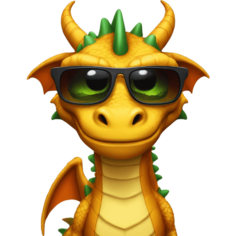 dragon wearing sunglasses emoji