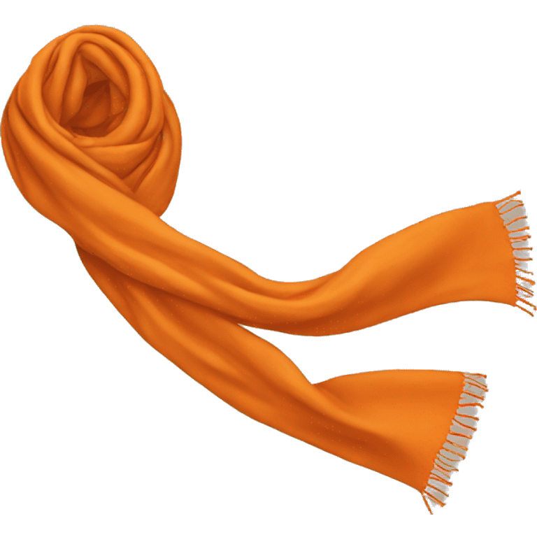 orange scarf emoji