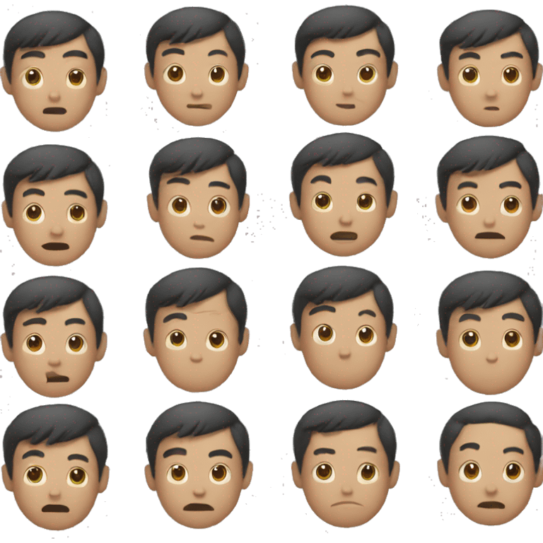 Asian man emoji