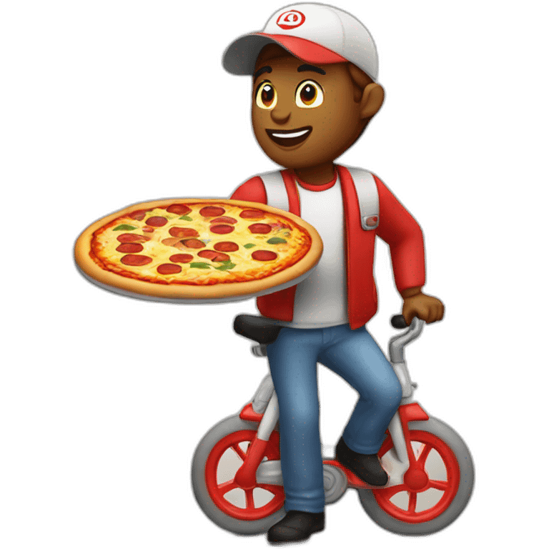 Pizza delivery  emoji