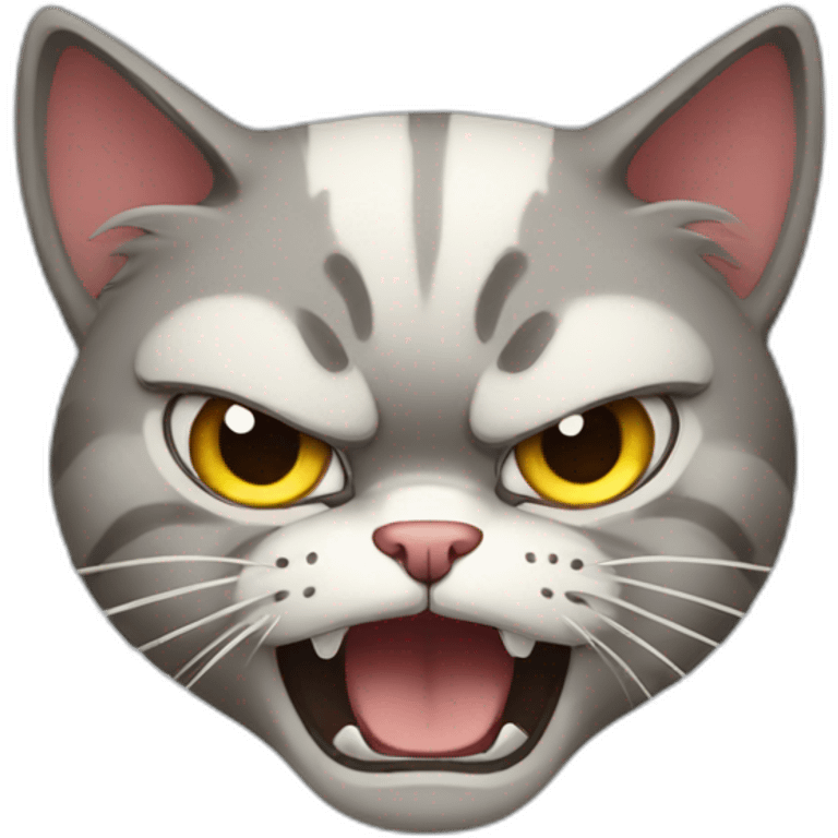 Cat angry emoji