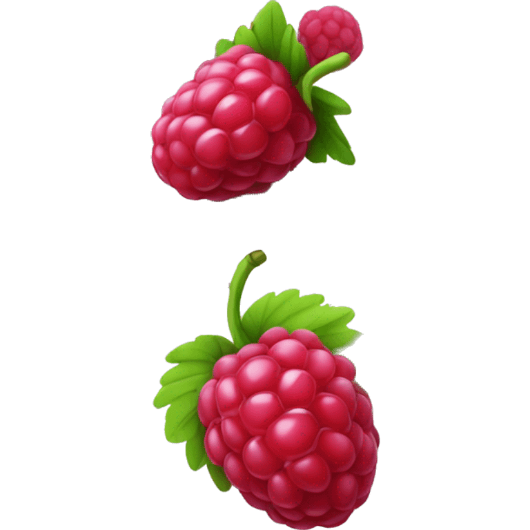 one raspberry emoji