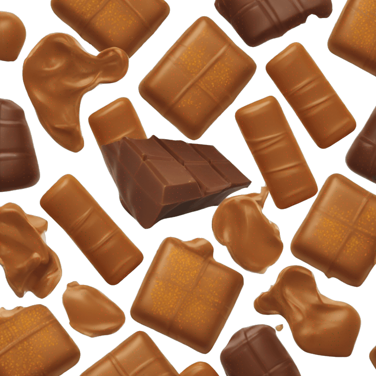 Caramel chocolates emoji