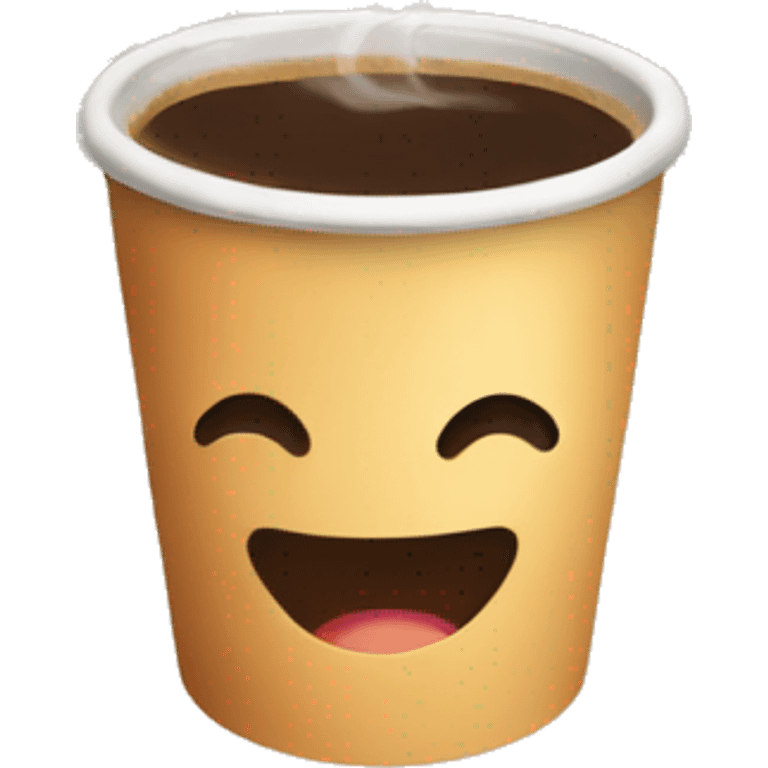 Yummy coffee emoji emoji