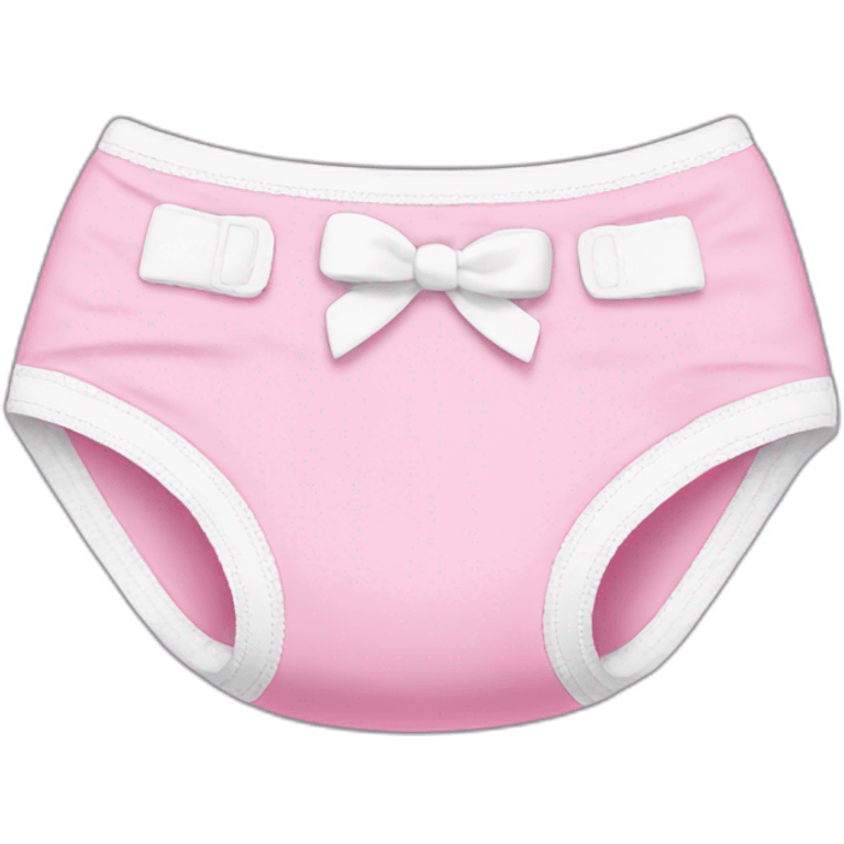 Diaper pink emoji