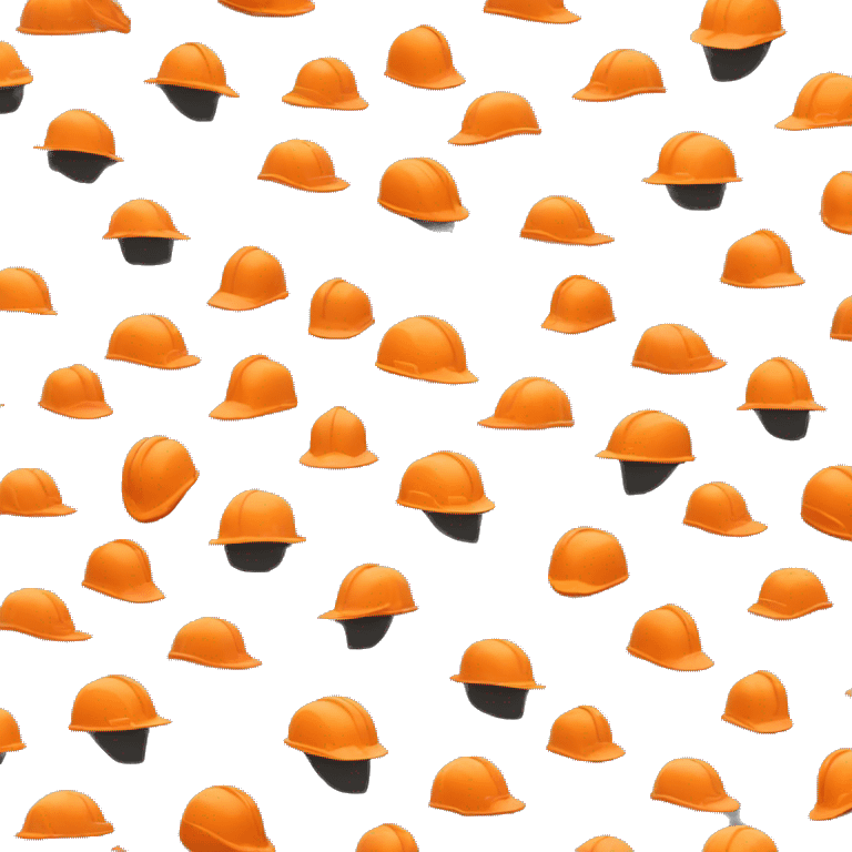 A construction helmet orange emoji