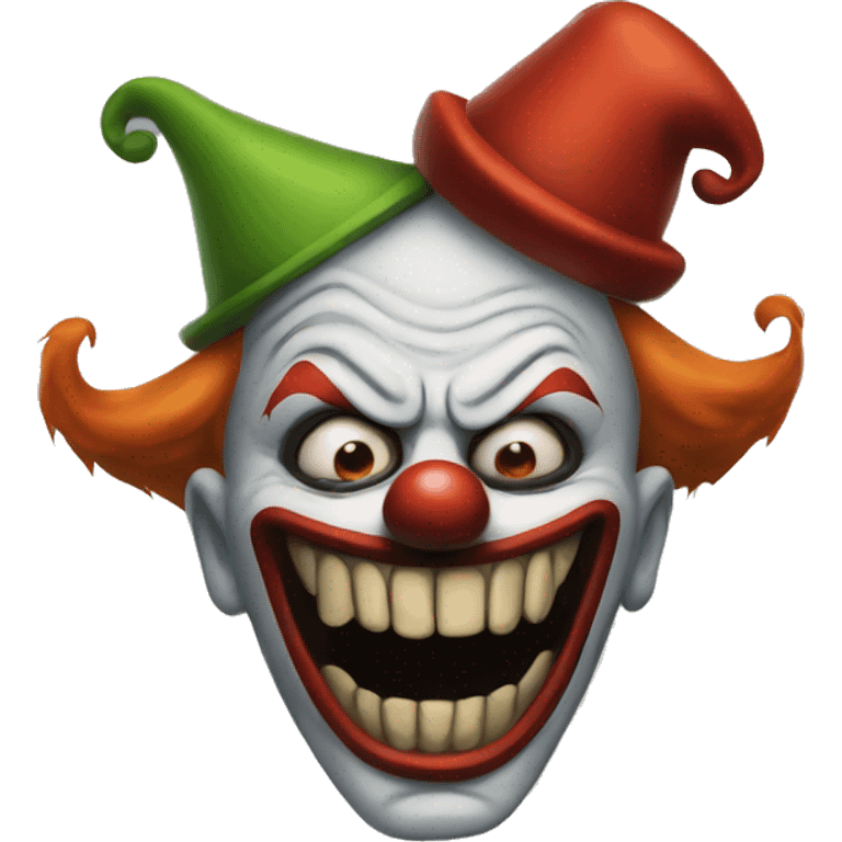 evil clown emoji