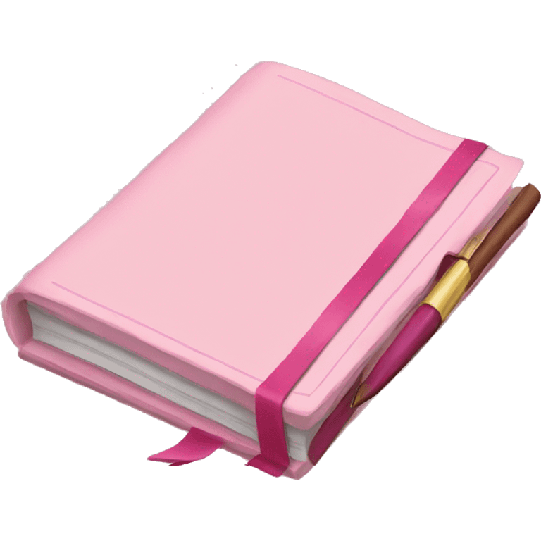 Pink journal  emoji