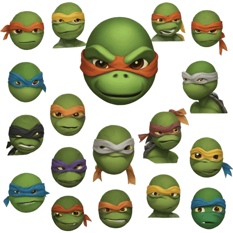 ninja turtles emoji