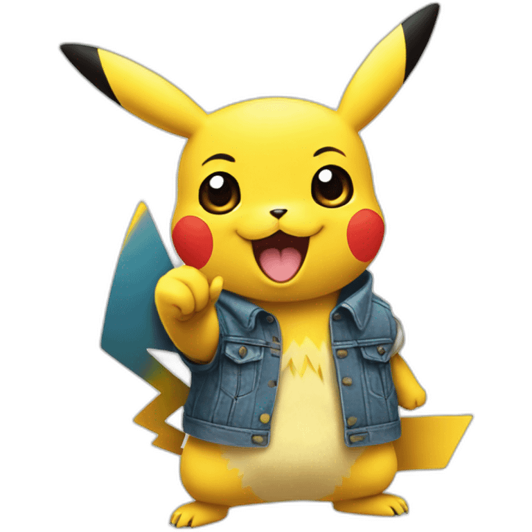 Pikachu thumbs up emoji