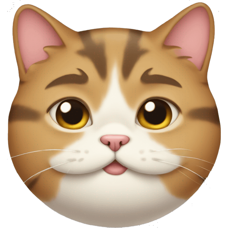 Really fat cat emoji