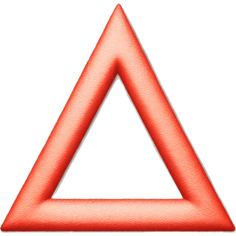 red triangle  emoji