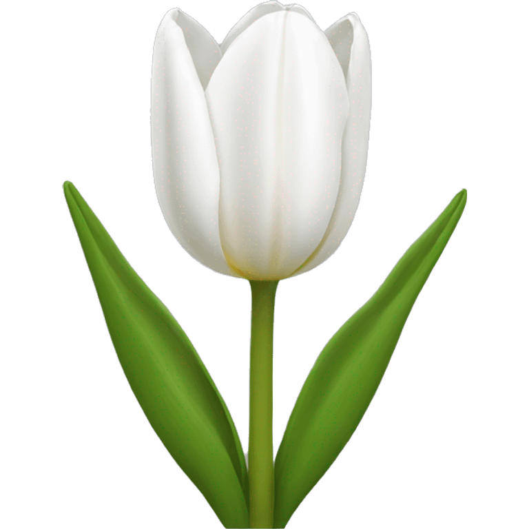 White tulip emoji