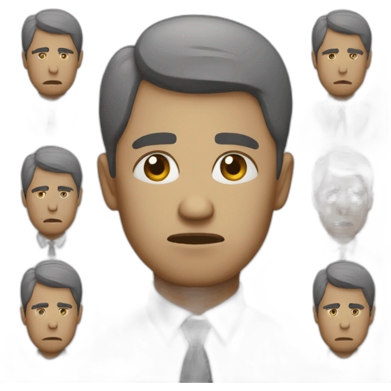 sad business man emoji