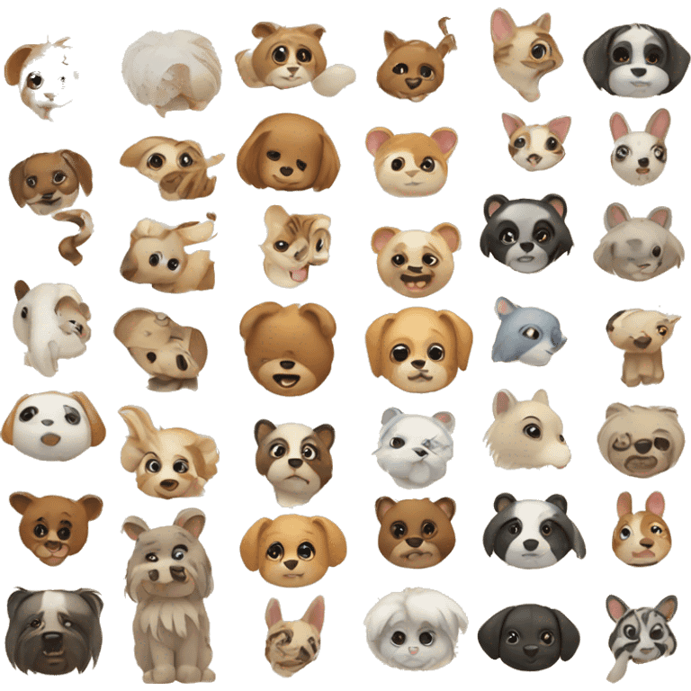 Cute animals emoji