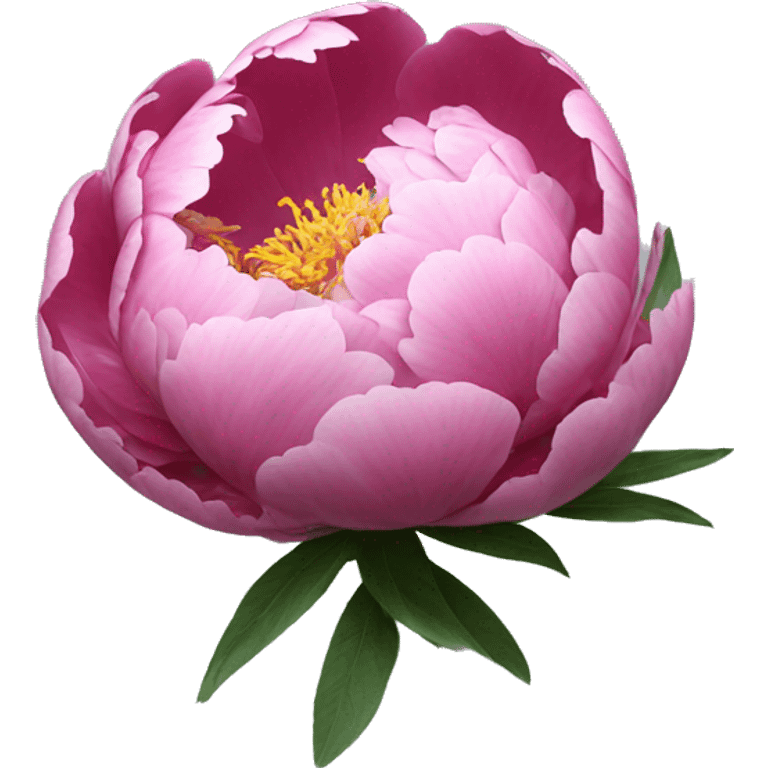 Peony opening  emoji