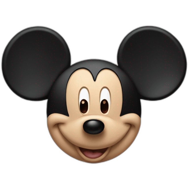 realistic Mickey Mouse emoji