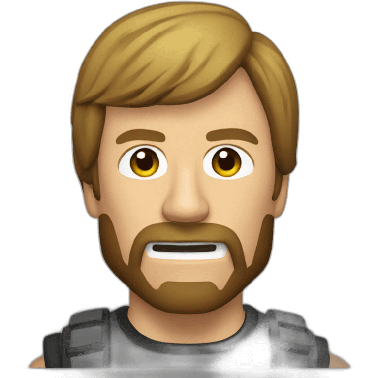 Chuck Norris kick emoji