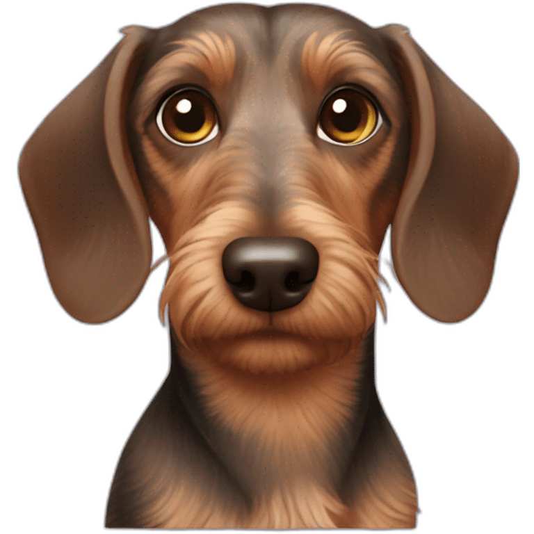 Wirehair dachshund emoji