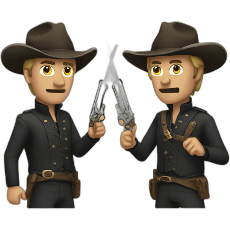 duel-with-pistols emoji