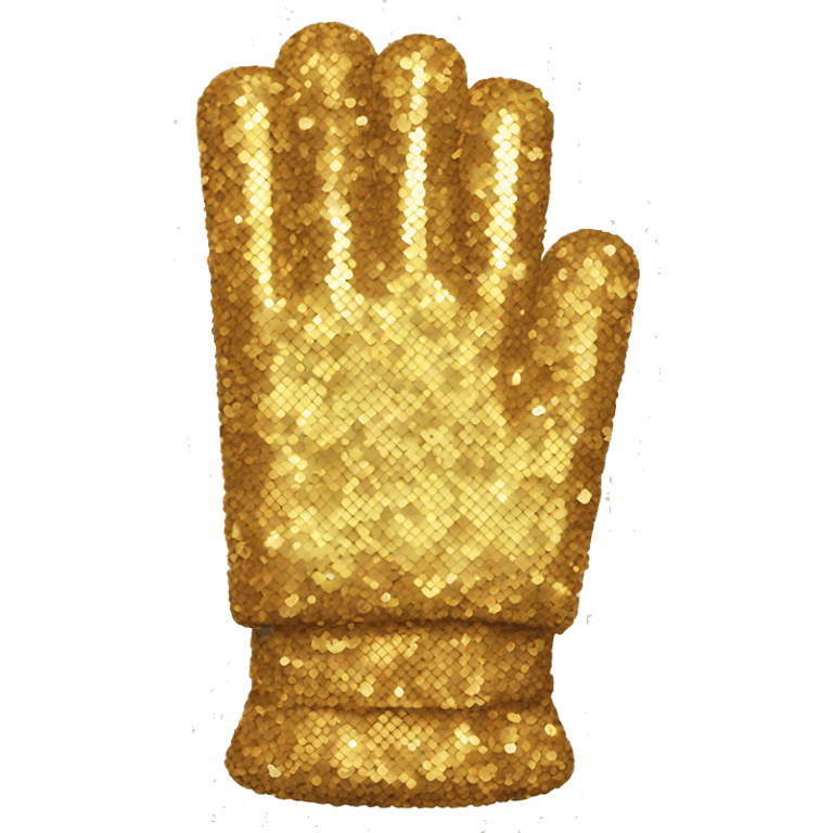 sequin glove emoji