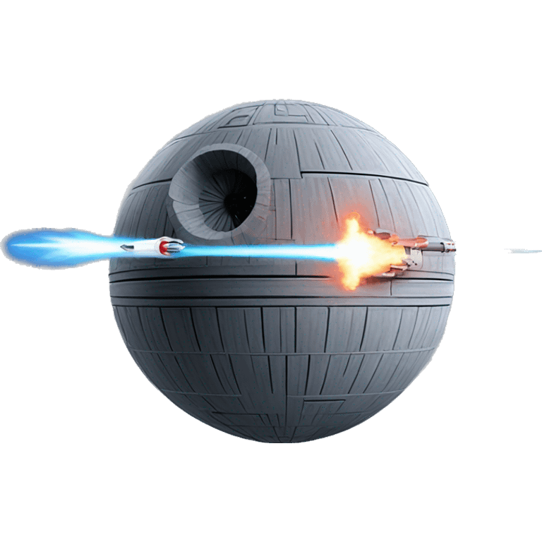 death star firing laser emoji