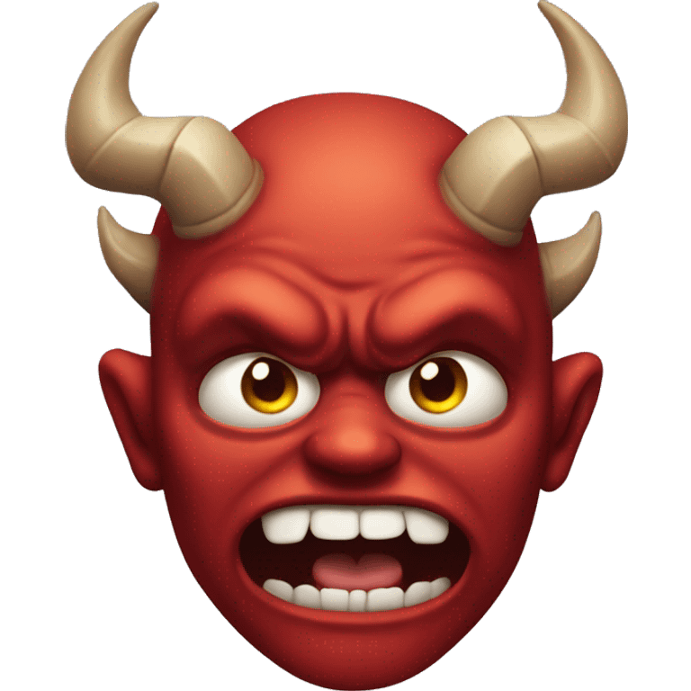 Demon with 2 tongues  emoji