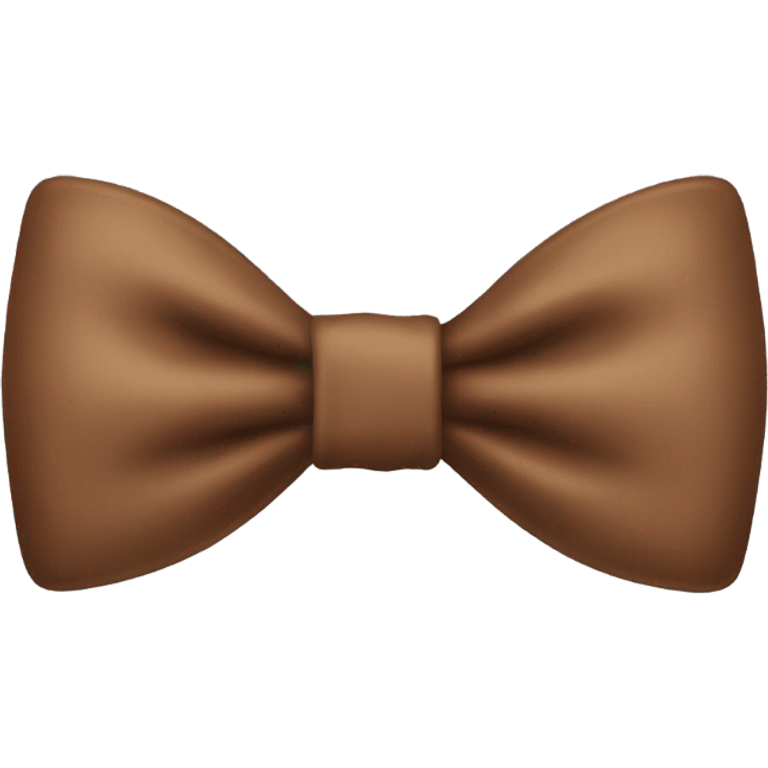 Brown bow emoji