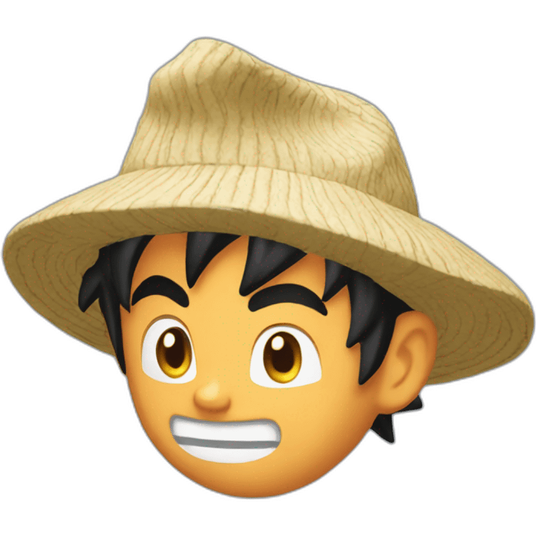 Goku Golfing emoji