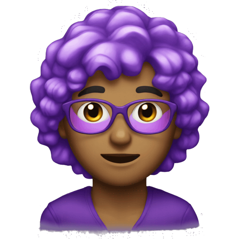 purple cristal emoji