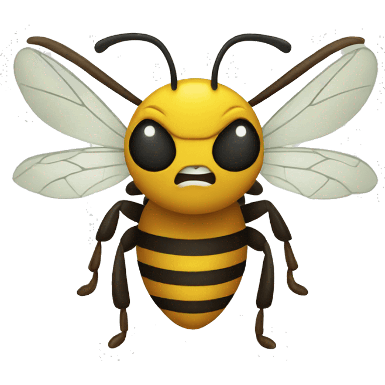 angry hornet emoji