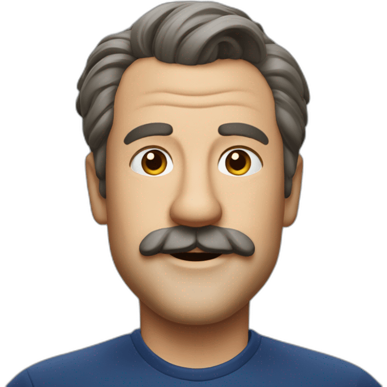 Ted lasso head emoji