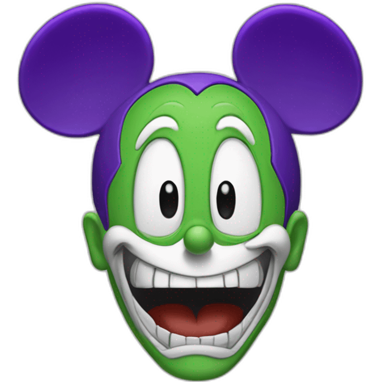 Joker-Mickey-Mouse emoji