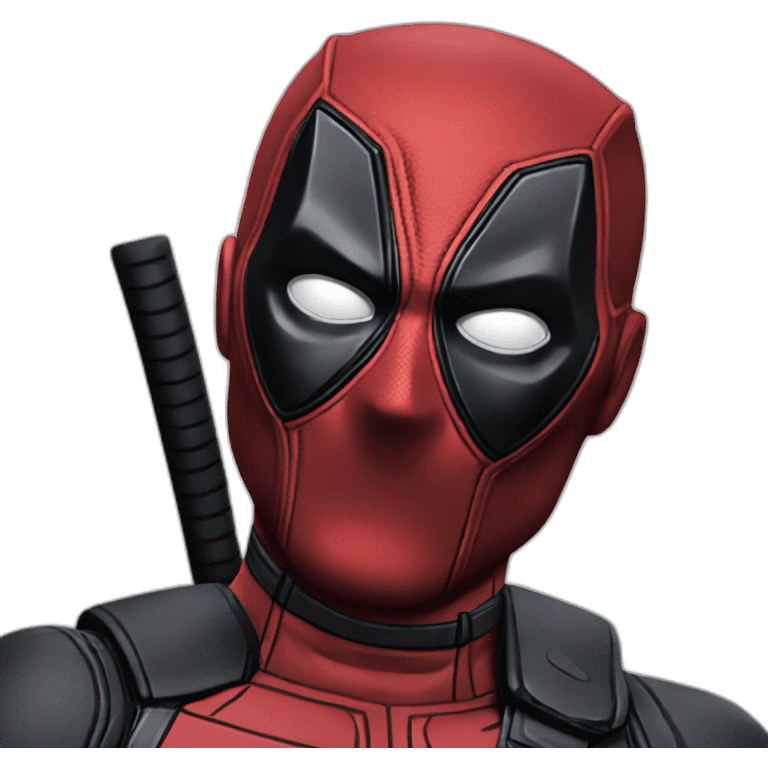 Deadpool shocking emoji