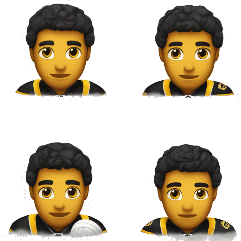 Boston Bruins ice hockey player emoji