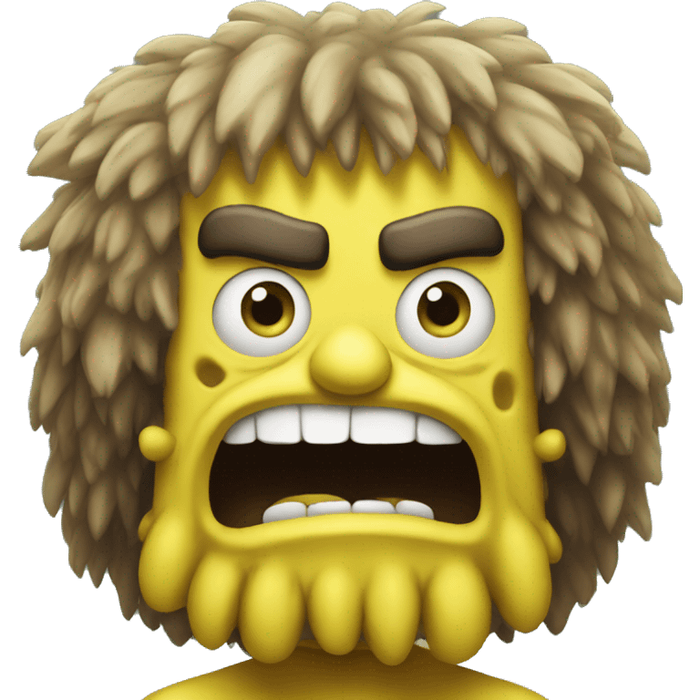 spongebob caveman emoji