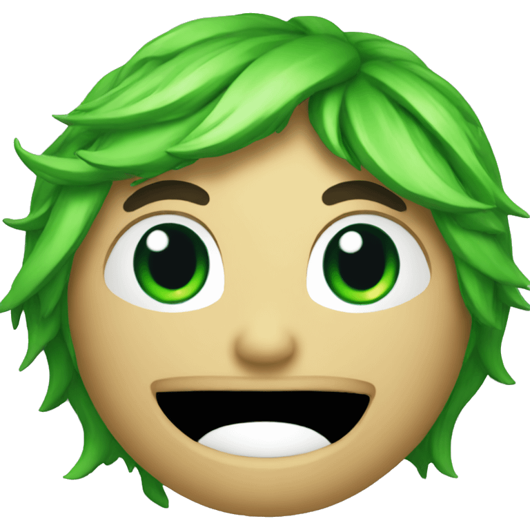 green warp emoji