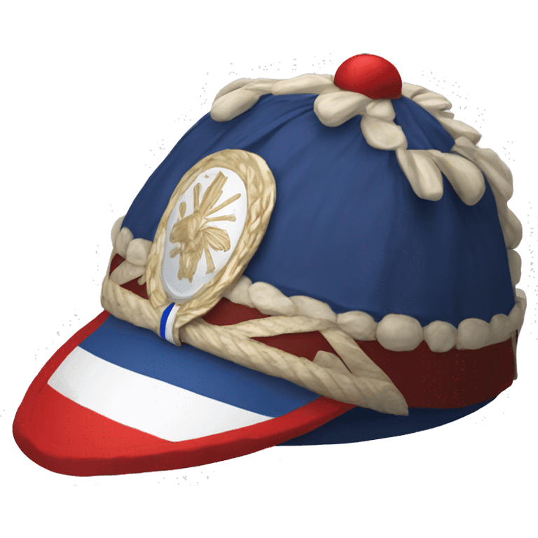 French phrygian cap with a red, white and blue cockade emoji