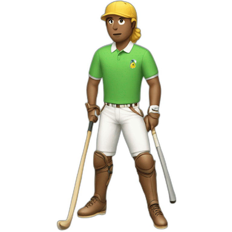 Polo player emoji