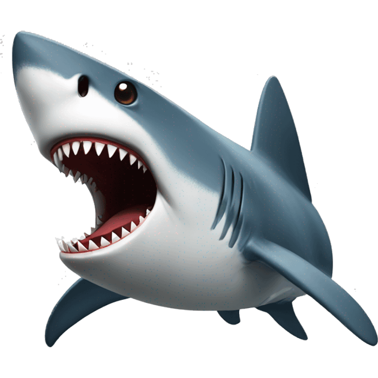 panic shark emoji