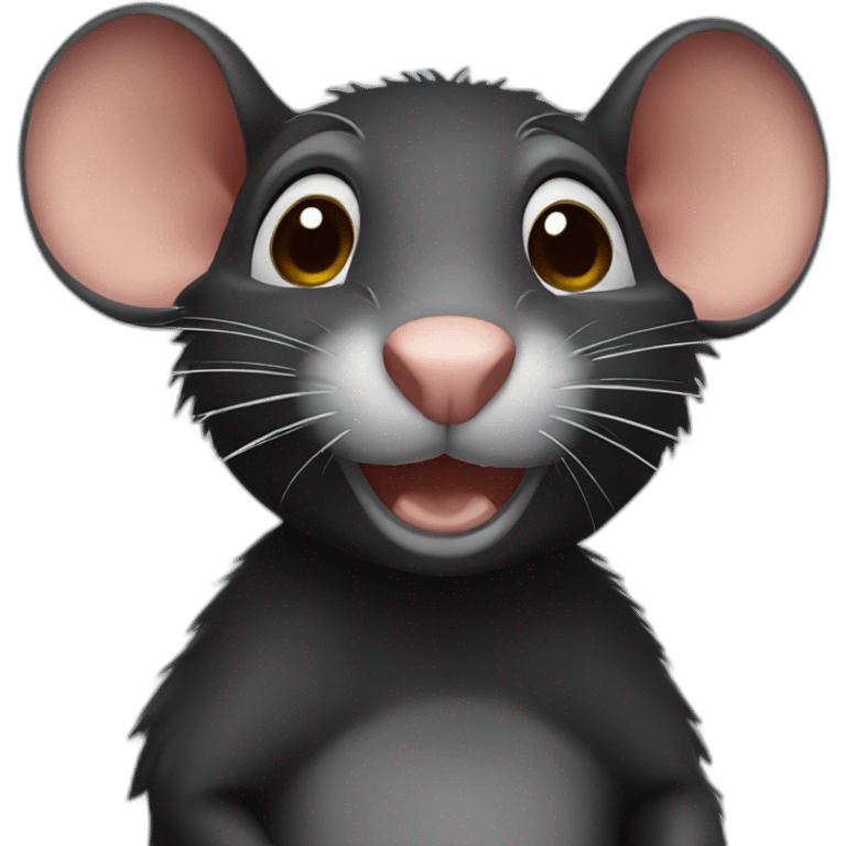 Black rat emoji