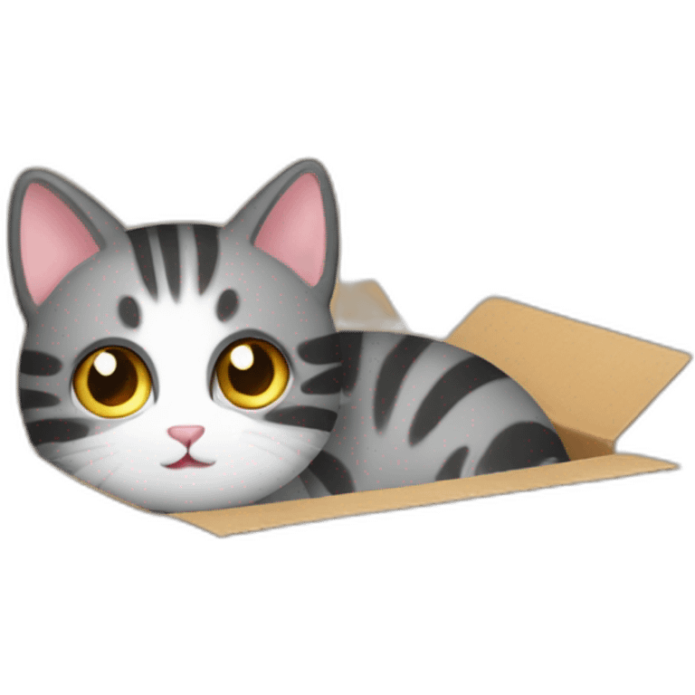 noodle box cat animated emoji